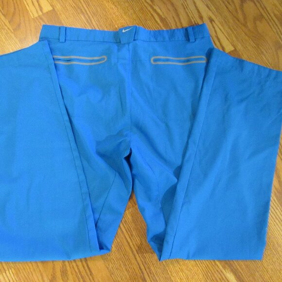 Nike Golf Tour Performance Dri-Fit Blue Stretch Lightweigh Pants 36x34 - Picture 1 of 7